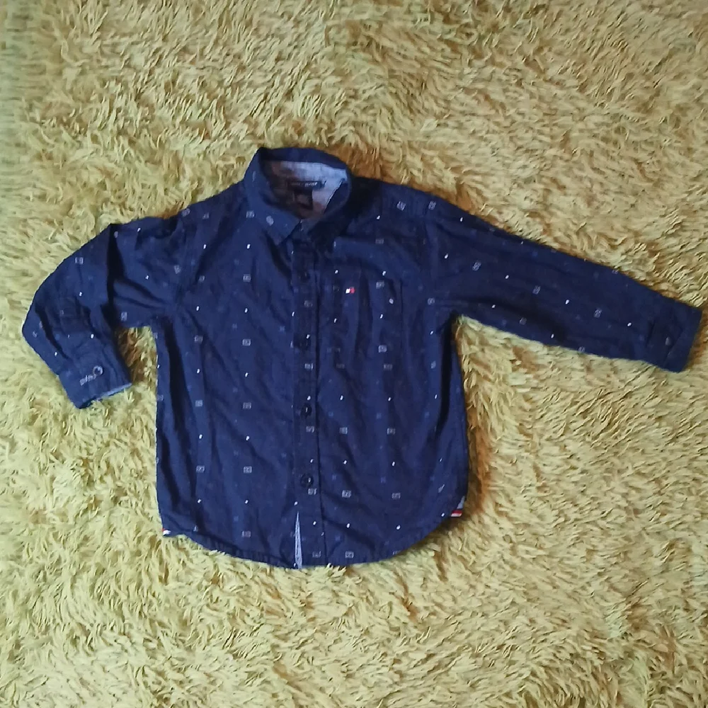 Tommy Hilfiger Navy Kids Shirt Size 3T